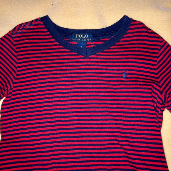 💙Boys POLO Red/Blue Stripes Size:6 Good Condition - Picture 3 of 5